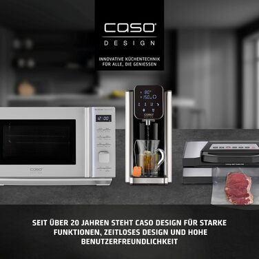 Льодогенератор Caso IceChef Compact: швидке виробництво льоду (12 кг/24 год), самоочищення, 1л резервуар, з лопаткою