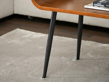 Журнальний стіл Mebel-Partner прямокутний, 88 x 38 x 50,5 см, колір: горіх