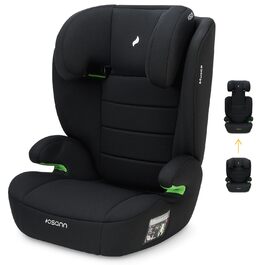Дитяче автокрісло Osann Musca i-Size 100-150 см з спинкою, без Isofix, чорне