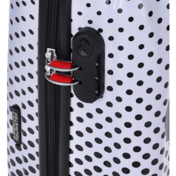 Дитяча валіза American Tourister Disney Legends Spinner S, 55 см, 36 л, багатоколірна (Mickey Mouse Polka Dot)