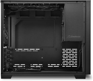 Корпус для ПК Sharkoon MS-Y1000 Black Micro-ATX, чорний, для ігрових та офісних комп'ютерів