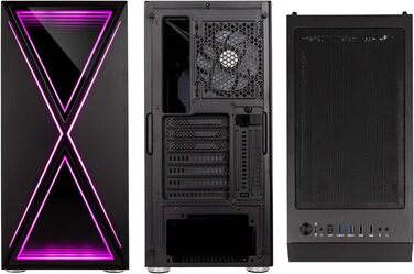 Корпус для ПК KOLINK Void X ARGB, ігровий Midi Tower, комп'ютерний корпус з підсвіткою, для геймерського комп'ютера