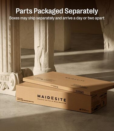 Електричний регульований стіл MAIDeSITe S2 Pro 140x70 см, чорна рама, вантажопідйомність 160 кг, захист від зіткнень