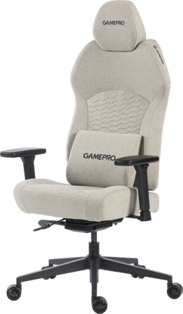 Крісло ігрове GamePro GC760LG Fabric Light Gray