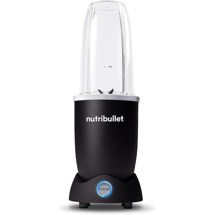 Електричний блендер Nutribullet Pro 1200 Вт, подрібнювач, смузі-мейкер, 700/900 мл, чорний