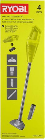 Набір насадок RYOBI 4 шт. 5132005358 RAK04FC, сумісний з R18HV, для повітродувки