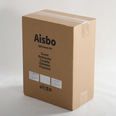 Ковдра Aisbo 135x200 см, всесезонна, 300 GSM – стьобана, м’яка та зручна, без подушки