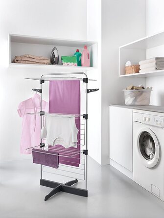 Сушарка для білизни Metaltex Thunder, 22 м, вертикальна, металева