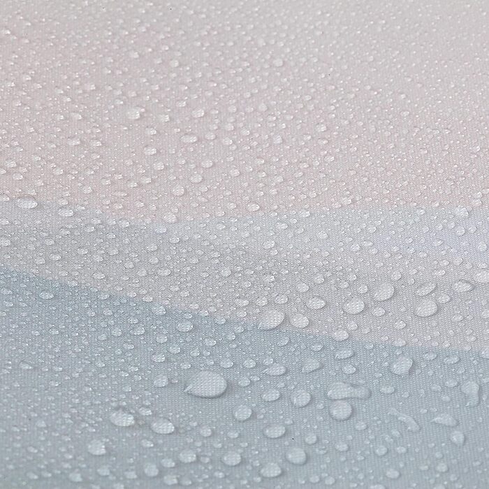 Душова завіса Sealskin Earth 180x200 см, поліестер, темно-зелена/біло-бежева