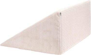 Подушка для читання Selfitex Breitcord 60x50x30 см (Німеччина), антрацит. Ортопедична подушка для спини та ніг з пам'яттю форми, знімний чохол.