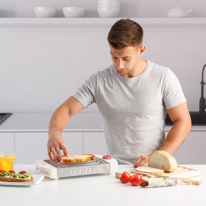 Тостер Taurus My Toast з довгим і широким отвором, пластик, багатокольоровий, 3 плоскі нагрівальні елементи