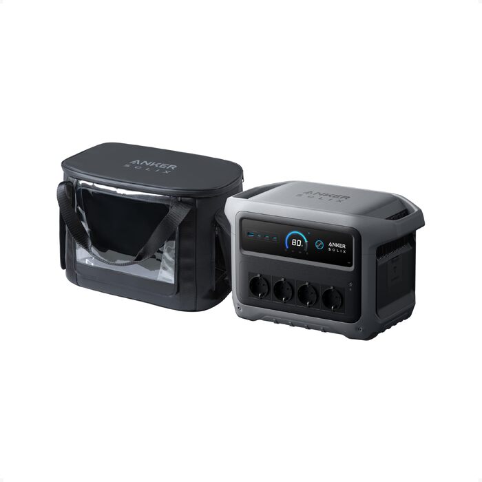 Портативна електростанція Anker SOLIX C1000 Gen 2 2000W 1024Wh LiFePO4 з сумкою — сонячний генератор для кемпінгу та резервного живлення