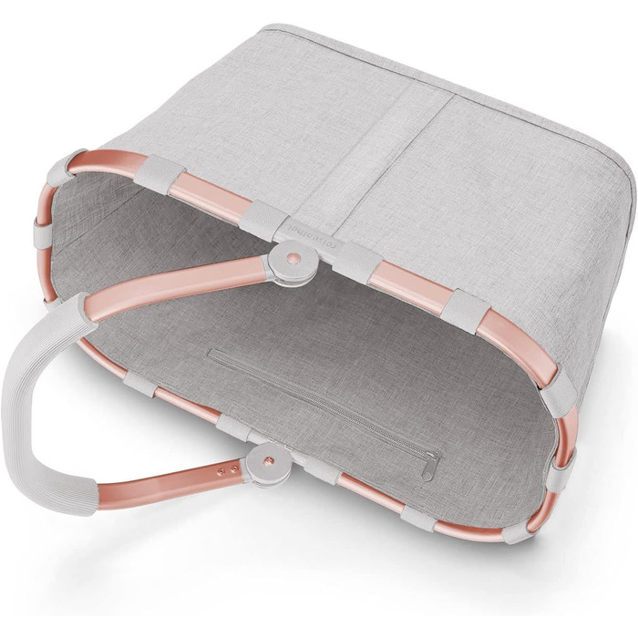 Складана сумка-кошик для покупок reisenthel carrybag twist Sky Rose — водонепроникна та містка