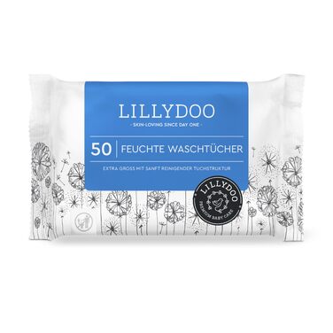 Вологі гігієнічні серветки LILLYDOO для дітей, 350 шт (7 пачок по 50 шт)