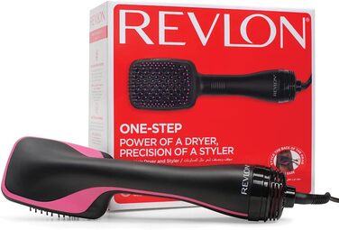 Фен-щітка для волосся Revlon Pro Collection One-Step, чорна, професійна, для укладки та сушіння