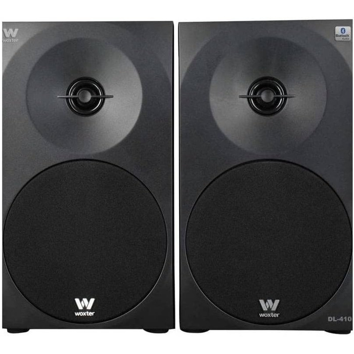 Акустична система Woxter Dynamic Line DL-410 BT: 150W, Bluetooth, дерево, сабвуфер, 4 вуфери, 2 твітери, 3.5mm, RCA, регулювання басів, висот та гучності, чорний колір