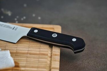 Кухонний ніж ZWILLING Gourmet Compact 20 см, нержавіюча сталь, ергономічна ручка, чорний, Made in Germany