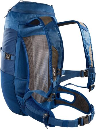 Рюкзак для походів Tatonka Hike Pack 22 л з вентиляцією спини та дощовиком, легкий і зручний, синій/темно-синій