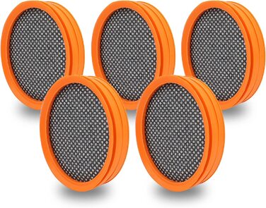 Набір з 5 фільтрів Laukowind для пилососів Philips SpeedPro та SpeedPro Aqua, сумісний з FC8009/01, FC6726, FC6727, FC6723, FC6721, FC6722, FC6724, FC6725, FC6728