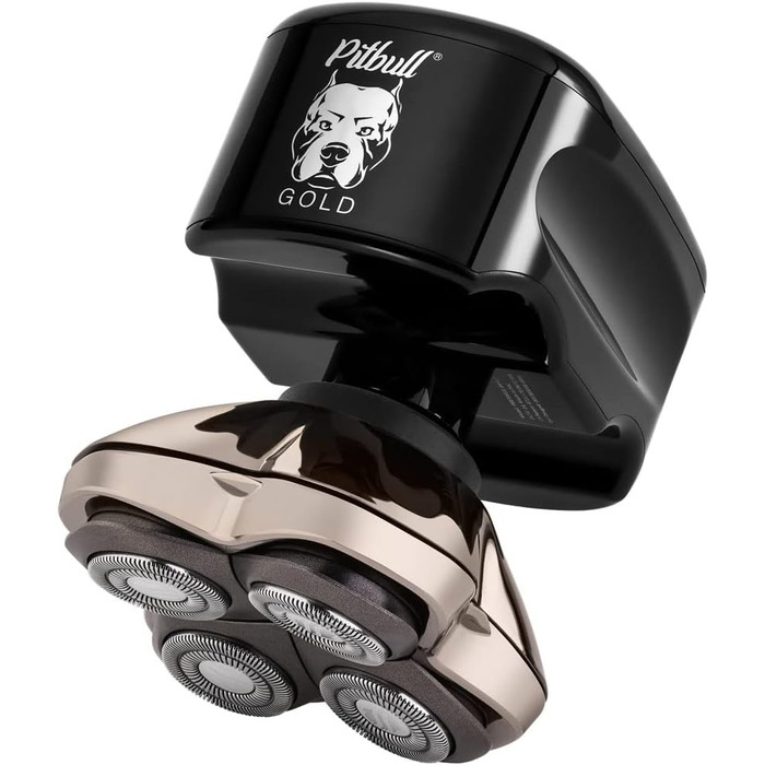 Чоловіча електробритва Skull Shaver Pitbull Gold Pro USB чорна