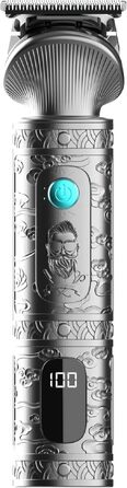 Тример для обличчя та тіла Cecotec PrecisionCare Samurai Profiling 6в1, чорний, з дисплеєм та 6 насадками