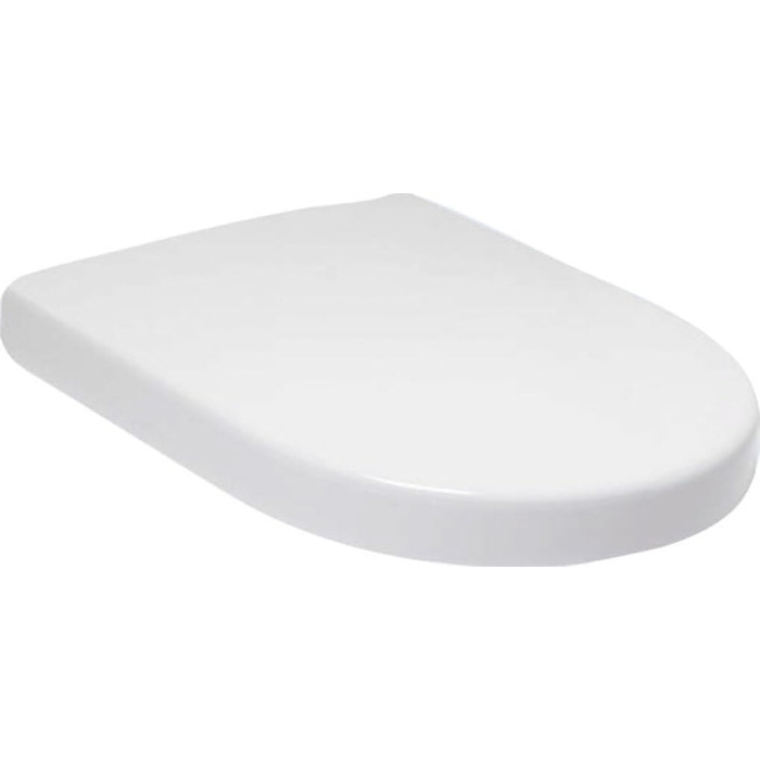 Сидіння для унітазу Villeroy & Boch Subway 2.0 D-подібне, білий альпійський глянець, з мікроліфтом, знімне, термопласт (дуропласт), артикул 9M68S101