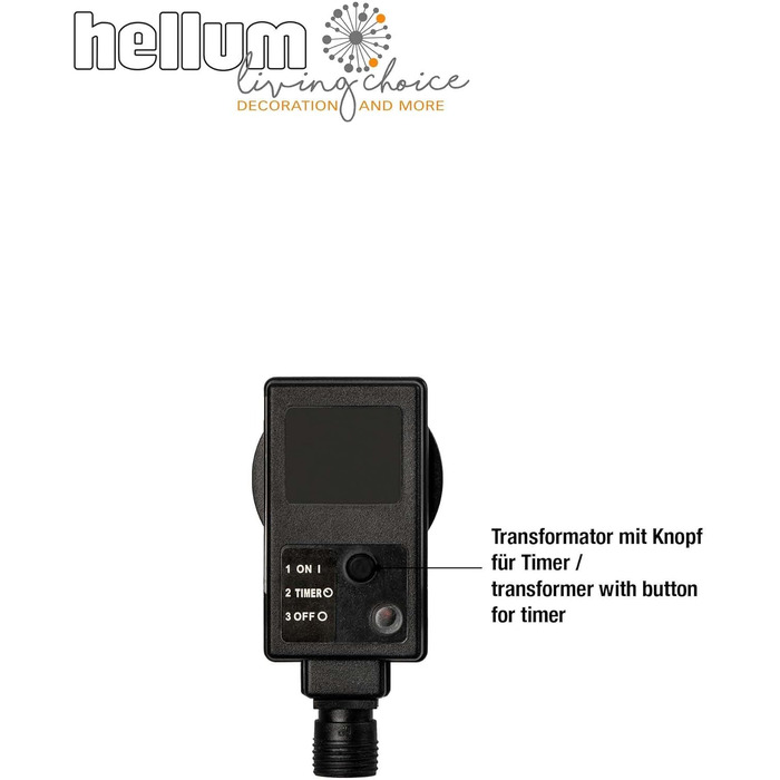 Світлодіодна гірлянда hellum для вулиці й дому, 160 LED, тепле біле світло, з таймером, прозорий кабель, довжина 15,9 м, електрична