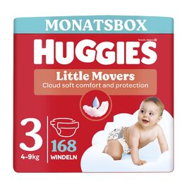 Дитячі підгузки Huggies Little Movers Ultra Comfort, розмір 3, 168 шт. (3х56 шт.)