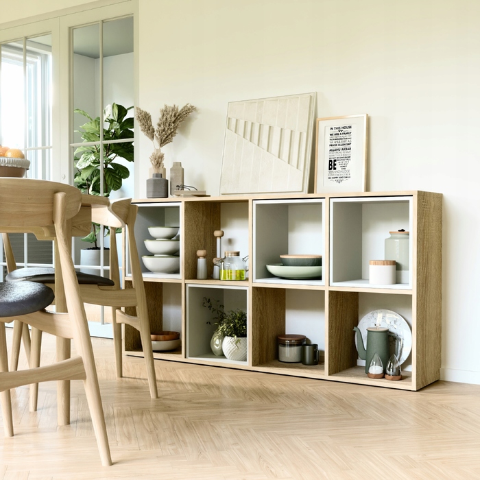 Стелаж TopEshop 147 x 75 x 30 см, дуб сонома