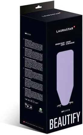 Чохол для прасувальної дошки Laurastar Mycover Mauve, 131x55 см, універсальний, для систем Laurastar, з еластичною стрічкою, легке встановлення, прати в машинці