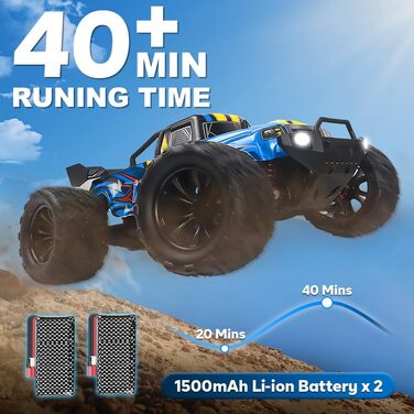 Радіокерований позашляховик Monstertruck 1:16 4WD 40 км/год для дітей та дорослих 8+