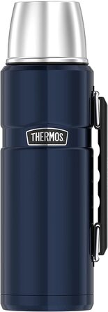 Термос Thermos Stainless King 1,2 л, нержавіюча сталь, синій, з ручкою