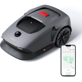 Робот-газонокосарка Dreame 3D LiDAR, бездротова, точне картування до 600 м², смарт-обхід перешкод, керування через додаток, U-подібне косіння, тихий режим, системи безпеки