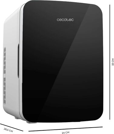Міні-холодильник Cecotec Bolero MiniCooling Bahamas Black 10 л, 12V/220V, для авто і дому, охолодження та нагрів, 7-65°C, портативний