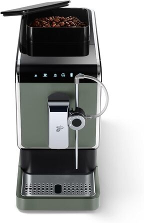 Кавомашина Tchibo Esperto Pro з функцією One Touch для приготування кави, еспресо та молочних напоїв, антрацит