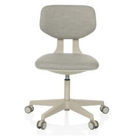 Дитячий письмовий стілець / дитячий стілець KID CLASSIC тканина сірий hjh OFFICE