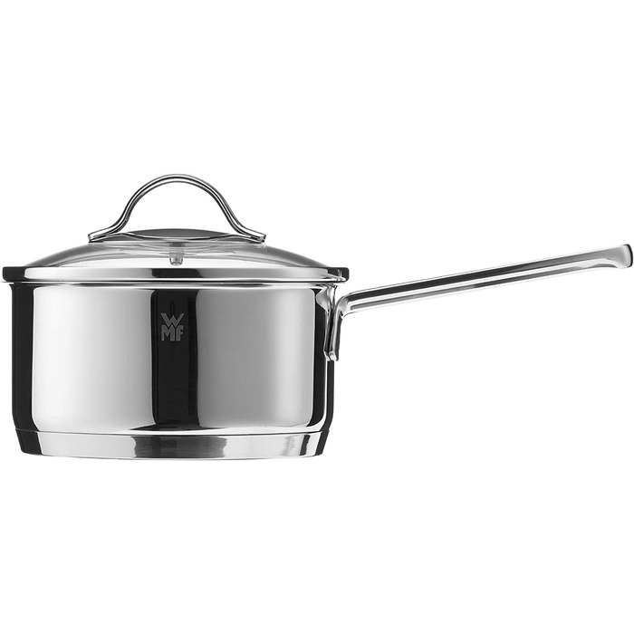 Каструля WMF Provence Plus 16 см з кришкою, 1,4 л, для індукції, нержавіюча сталь, без покриття, підходить для духовки