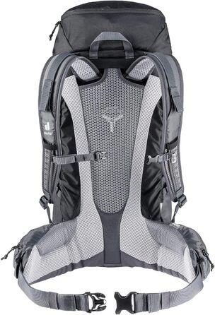 Рюкзак Deuter Futura Pro 42 EL, 42 л, чорний/графіт, для трекінгу та походів, великий розмір