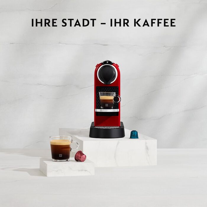 Кавомашина Nespresso Krups CitiZ XN741B, срібна: автоматична, 1260 Вт, 1 л резервуар