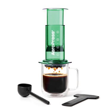 AeroPress Clear: Френч-прес для кави та еспресо, портативний, зелений