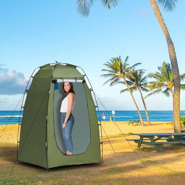 CLIPOP Намет Pop-Up, водонепроникний, легкий, одношаровий, для весняного кемпінгу, простий у встановленні – для пляжу, походів, фестивалів, відпочинку на природі (Зелений)