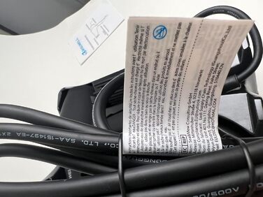 Професійний іонний фен для волосся Basuwell 2100Вт, салонний фен з інфрачервоним нагрівом, 3 режими нагріву, 2 швидкості, низький рівень шуму, AC-мотор, дифузор, чорний
