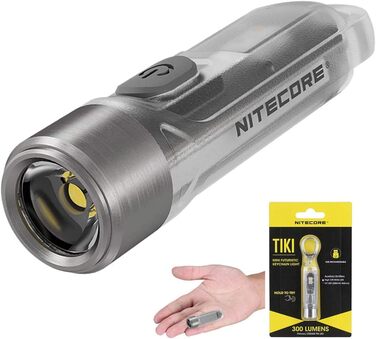 Міні-ліхтарик Nitecore TIKI, надяскравий, 300 лм, UV світло, перезаряджуваний, брелок-ліхтарик