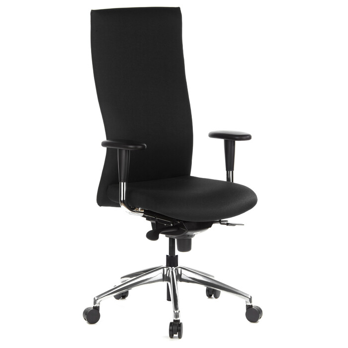 Офісне крісло / крісло керівника OFFICE-TEC тканина чорна hjh OFFICE
