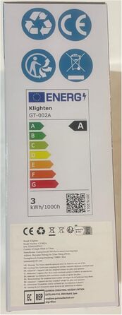 Klighten Диммовані LED акумуляторні настільні лампи, 2 шт, алюмінієві, сенсорне керування, IP54, для спальні та ресторану, тепле світло 3000K, антрацит, USB зарядка