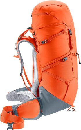 Жіночий трекінговий рюкзак Deuter Aircontact Core 45+10 л, паприка-графіт
