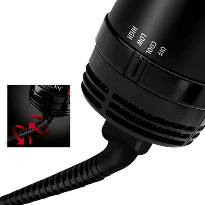 Фен-щітка Revlon RVDR5222E2 чорна для укладки волосся