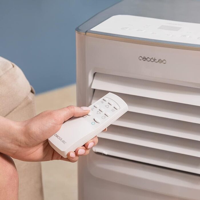 Мобільний кондиціонер Cecotec ForceClima 7100 7000 BTU з пультом ДУ, LED-дисплеєм, 4 режими, 2 швидкості, охолодження до 15 м²