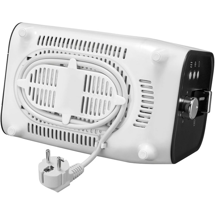 Тостер Unold Shine White 38410 на 2 скибки, 800 Вт, 4 функції (підсмажування, розморожування, підігрів, стоп), піддон для крихт, охолоджуваний корпус, насадка для булочок