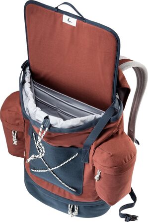 Рюкзак Deuter Wengen Vintage 25 л, червоно-синій, міський